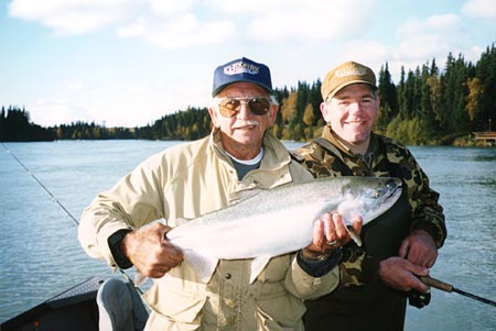 Alaska Fishing, Silver salmon fishing